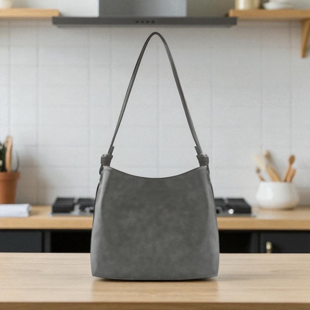 OTHER REASONS Betsy Slouch Tote in Stone New w/ Dust Bag